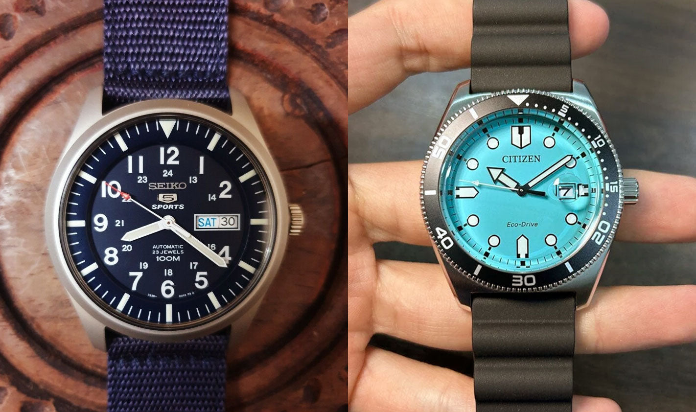 Seiko 5 Sports vs Citizen Eco-Drive