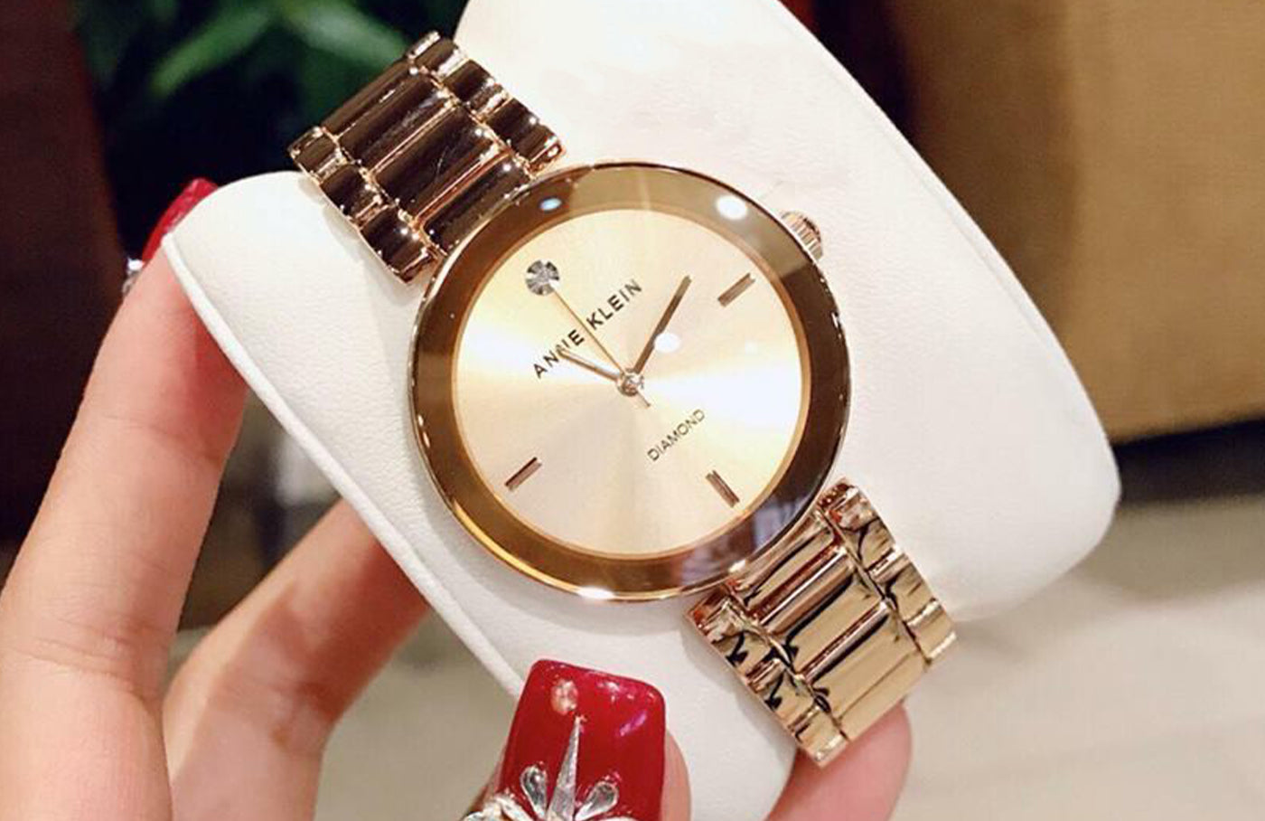 Anne Klein Quartz 1362RGRG Women’s Watch