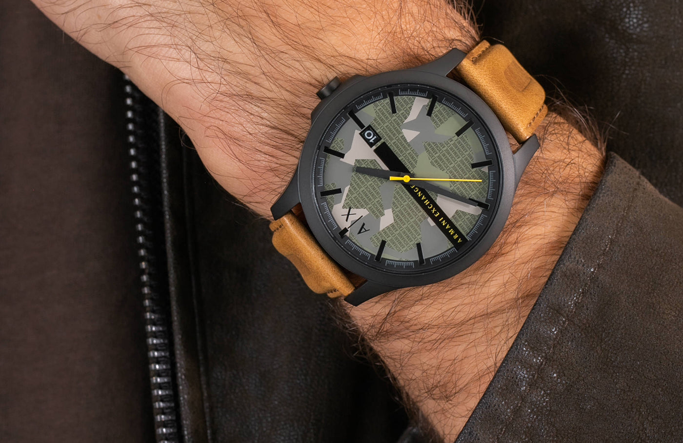 Armani Exchange Hampton Green Dial AX2412 Quartz Men’s Watch