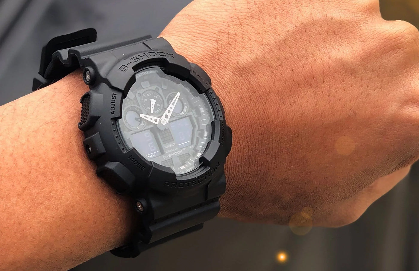 Casio G-Shock Military Matte Black GA-100-1A1 Men’s Watch