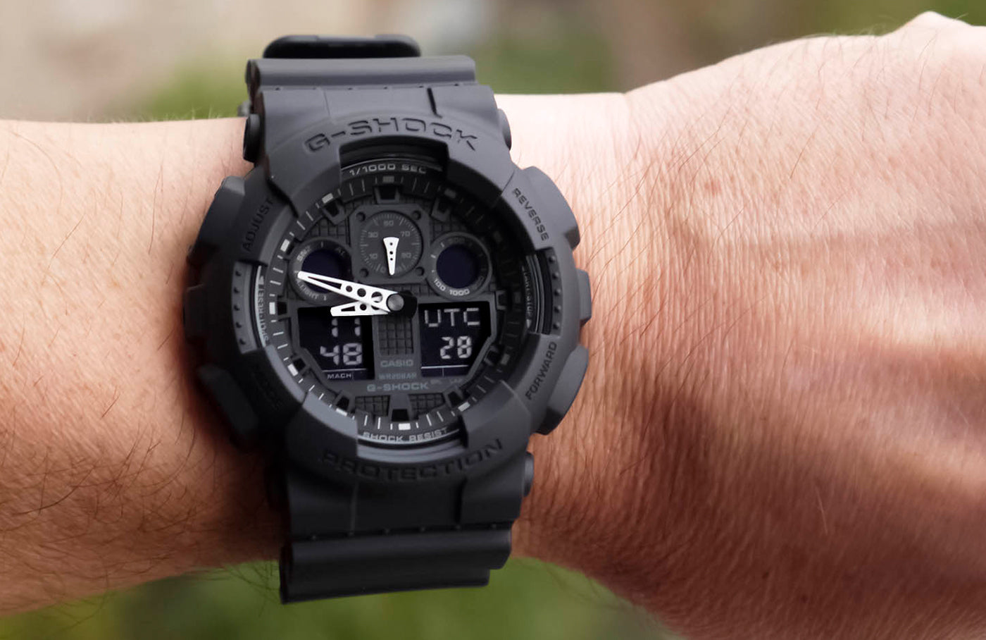 Casio G-Shock Military Matte Black GA-100-1A1 Men’s Watch