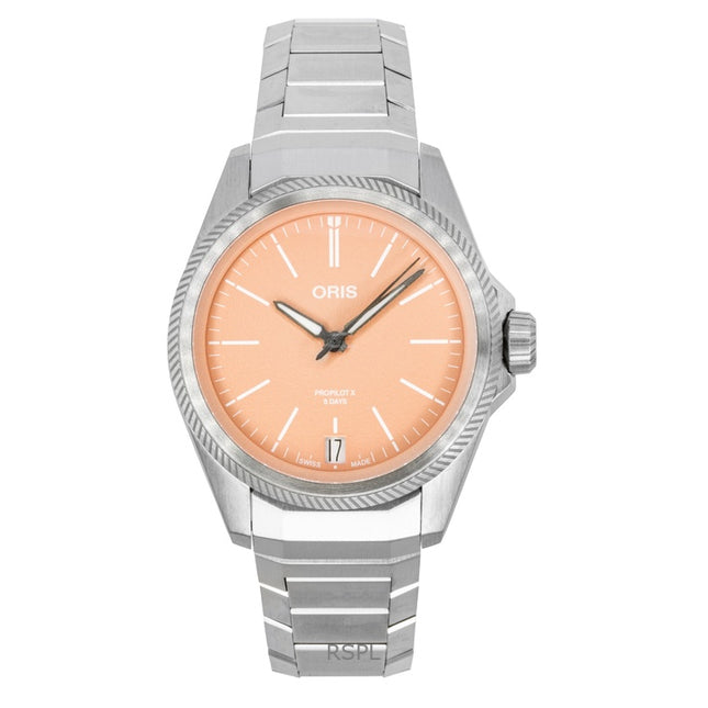 Oris Propilot X Calibre 400 Titanium Salmon Dial Automatic 01-400-7778-7158-07-7-20-01TLC 100M Unisex Watch