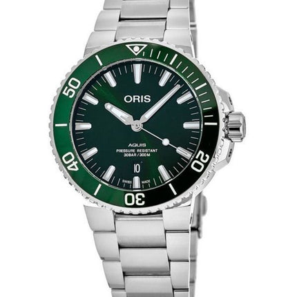 Oris Aquis Date Automatic Diver's 01-733-7730-4157-07-8-24-05PEB 300M Men's Watch