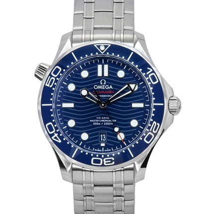 Omega Seamaster Stainless Steel Blue Dial Automatic Diver's 210.30.42.20.03.001 300M Men's Watch