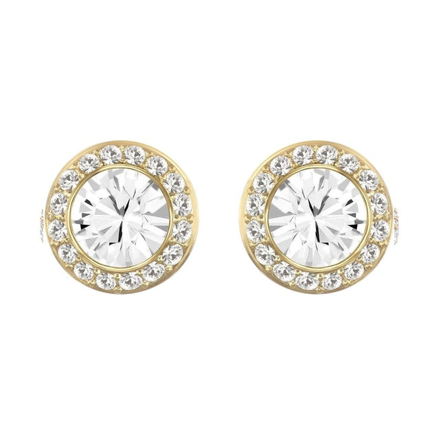 Swarovski Angelic Stud Pierced Gold-Tone Earrings 5505470 For Women