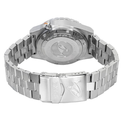 Doxa SUB 600T Professional Orange Dial Automatic Diver's 862.10.351.10 600M Men's Watch With Extra Straps