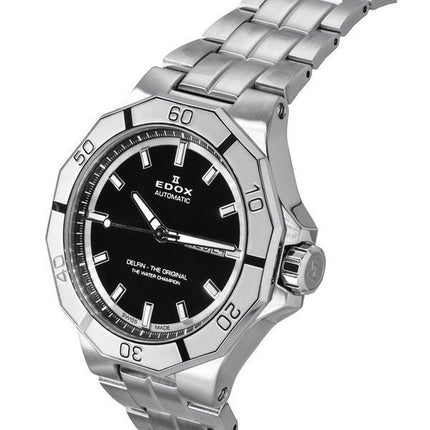 Edox Delfin The Original Day Date Black Dial Automatic Diver's 88008 3M NIN 200M Men's Watch