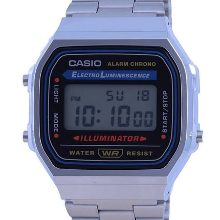 Casio Vintage Stainless Steel Resin Digital A-168WA-1W A168WA-1 Unisex Watch