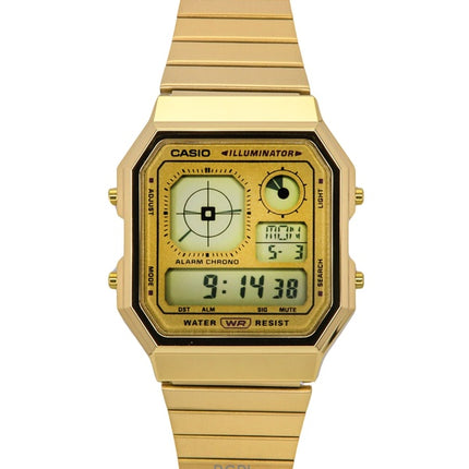 Casio Vintage Digital Stainless Steel Quartz A130WEG-9A Unisex Watch