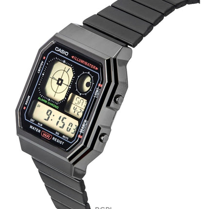 Casio Vintage Digital Stainless Steel Quartz A130WEGG-1A Unisex Watch