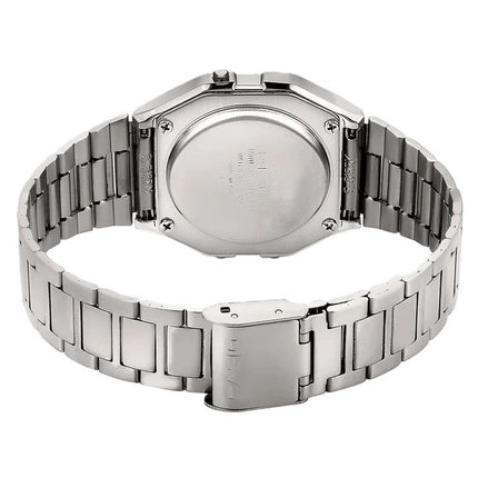 Casio Digital Stainless Steel Daily Alarm A158WA-1DF A158WA-1 Mens Watch