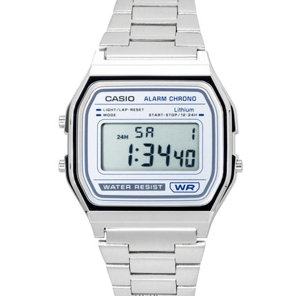Casio Vintage Digital Stainless Steel Quartz A158WEA-7 Unisex Watch