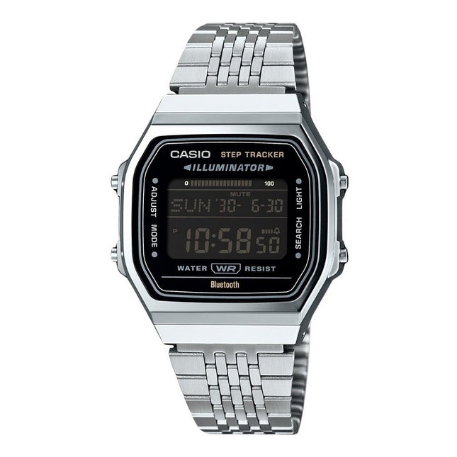 Casio Vintage Digital Smartphone Link Stainless Steel Quartz ABL-100WE-1B Unisex Watch