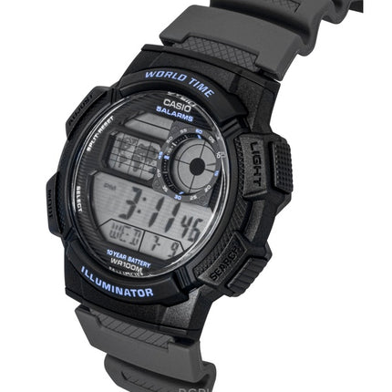 Casio Standard Digital Resin Strap Quartz AE-1000W-8AV 100M Men's Watch