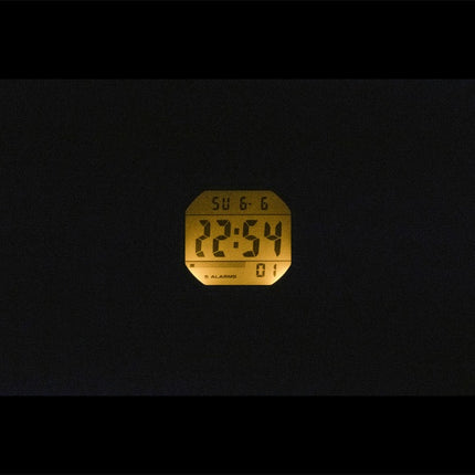 Casio Digital Extra Long Resin Strap Quartz AE-1600HX-3AV 100M Unisex Watch