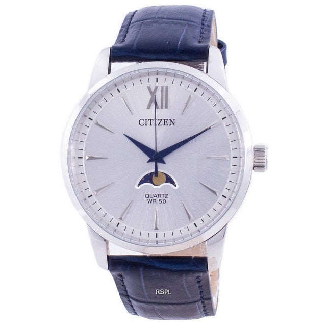 Citizen Moonphase Silver Dial Quartz AK5000-03A Men's Watch