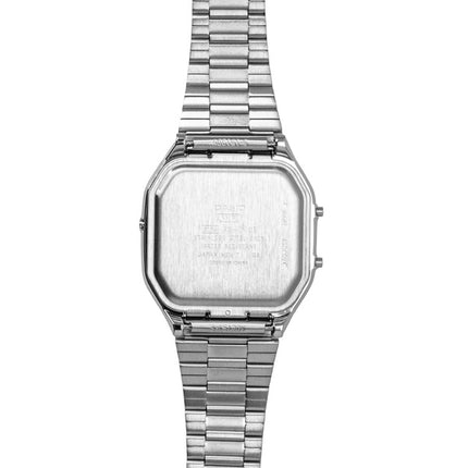 Casio Vintage Analog Digital Stainless Steel Light Blue Dial Quartz AQ-240E-2A Unisex Watch