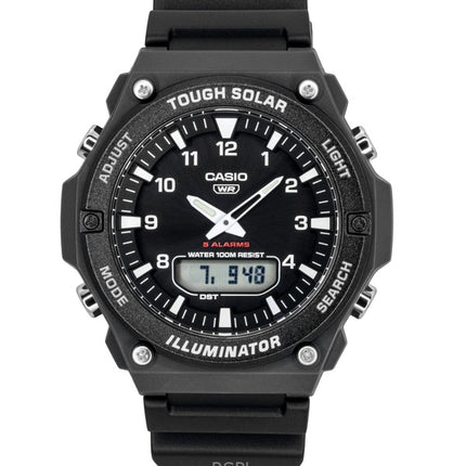Casio G-Shock Analog Digital Resin Strap Black Dial Solar AQ-S820W-1AV 100M Men's Watch