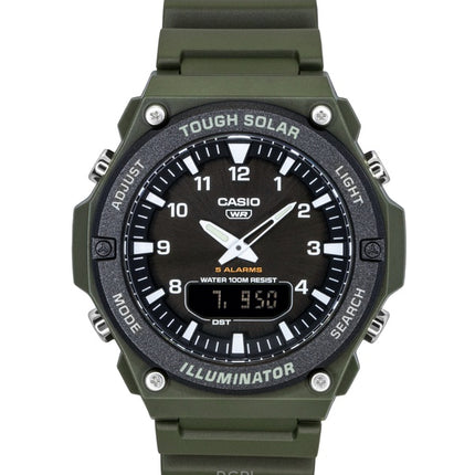 Casio Standard Analog Digital Resin Strap Black Dial Solar AQ-S820W-3BV 100M Men's Watch