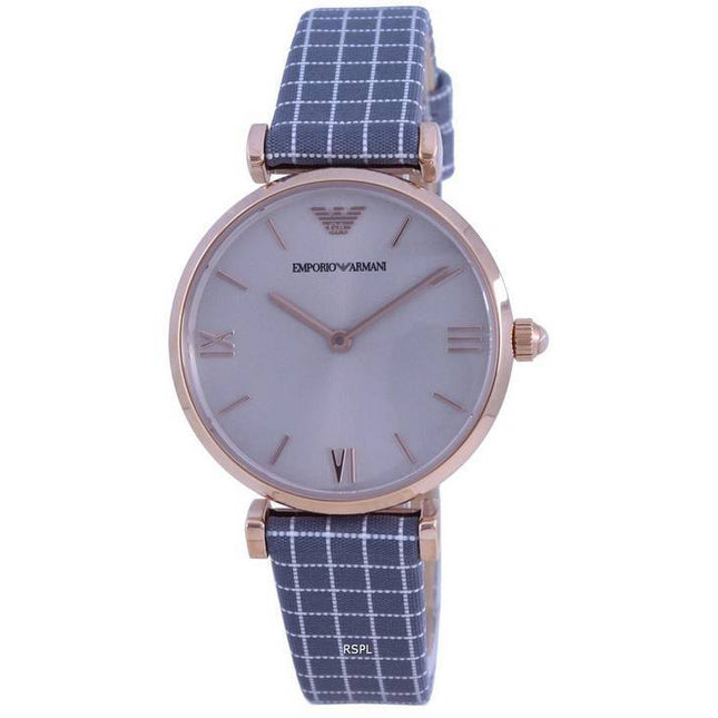 Emporio Armani Gianni T-Bar Grey Dial Quartz AR11386 Womens Watch