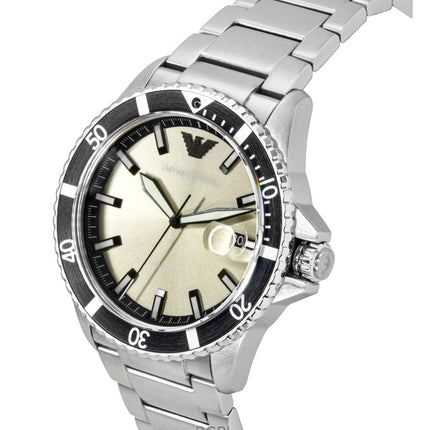 Emporio Armani World Explorer Stainless Steel Grey Dial Quartz AR11683 100M Men's Watch