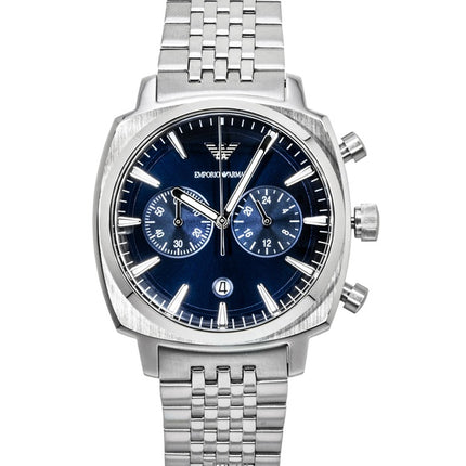 Emporio Armani Chronograph Stainless Steel Blue Dial Quartz AR11688 Men's Watch