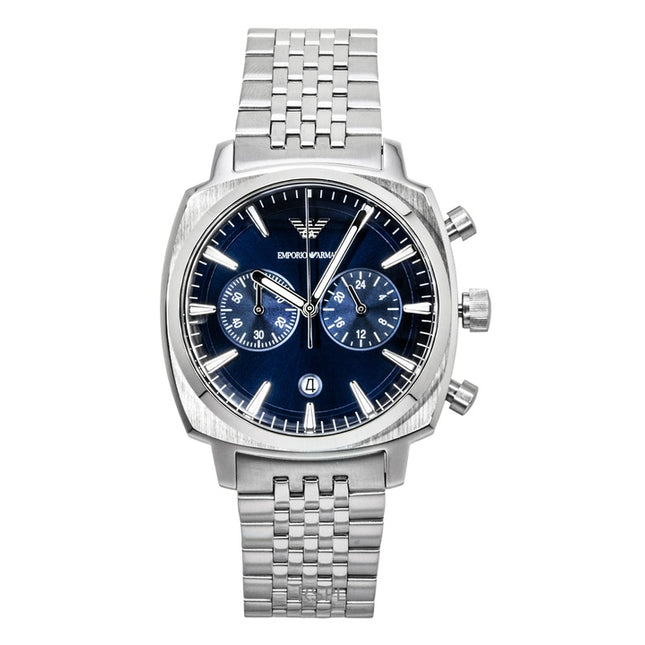 Emporio Armani Chronograph Stainless Steel Blue Dial Quartz AR11688 Men's Watch