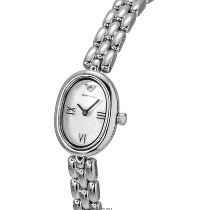 Emporio Armani Stainless Steel Mother Of Pearl Dial Quartz AR11720 Women's Watch