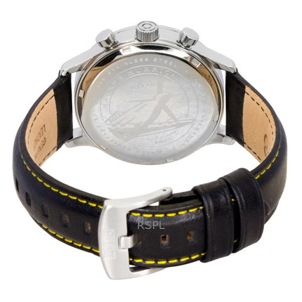 AVI-8 Hawker Hurricane Classic Chronograph Leather Strap Black Dial Quartz AV-4011-0Z Men's Watch With Extra Strap
