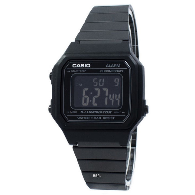 Casio Illuminator Chronograph Alarm Digital B650WB-1B Unisex Watch
