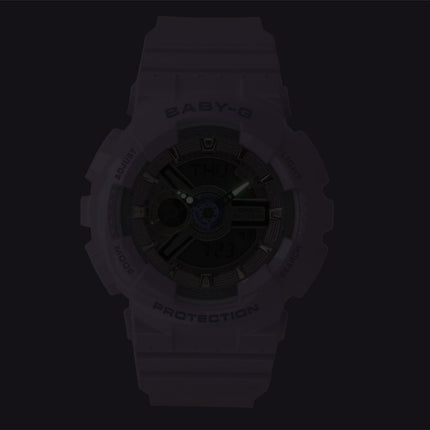 Casio Baby-G Analog Digital Resin Strap Purple Dial Quartz BA-110MC-6A 100M Women's Watch