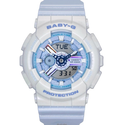 Casio Baby-G Analog Digital Resin Strap Blue Dial Quartz BA-110PD-2A 100M Women's Watch