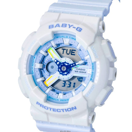 Casio Baby-G Analog Digital Resin Strap Blue Dial Quartz BA-110PD-2A 100M Women's Watch