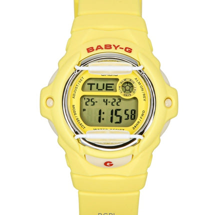 Casio Baby-G Digital Yellow Resin Strap Quartz BG-169CH-9 200M Women's Watch