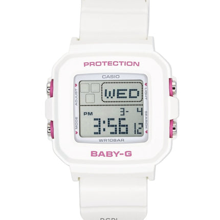 Casio Baby-G Plus Digital Resin Strap Quartz BGD-10KH-7 100M Women's Watch With Silicone Holder
