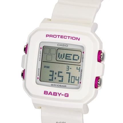 Casio Baby-G Plus Digital Resin Strap Quartz BGD-10KH-7 100M Women's Watch With Silicone Holder