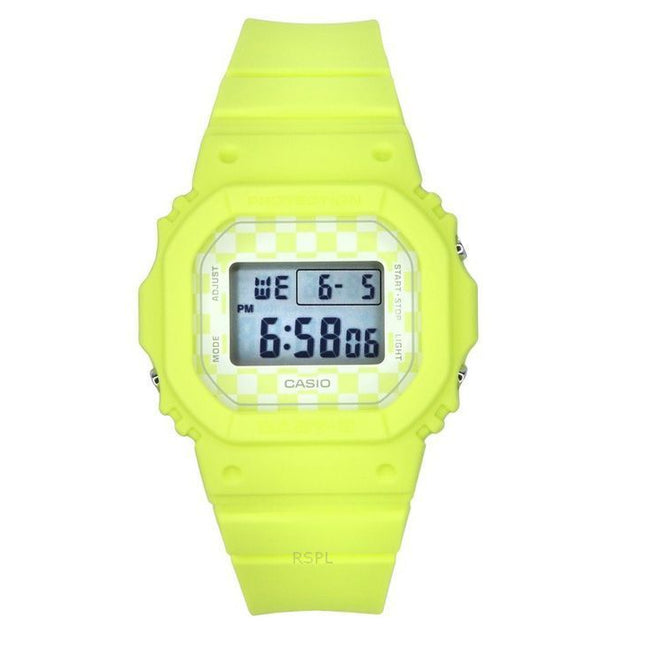 Casio Baby-G Skater Fashion Digital Light Green Resin Strap Quartz BGD-565GS-9 100M Women's Watch