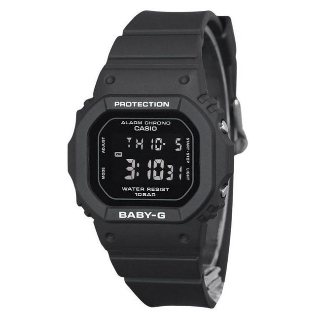 Casio Baby-G Digital Black Resin Strap Quartz BGD-565U-1 100M Womens Watch