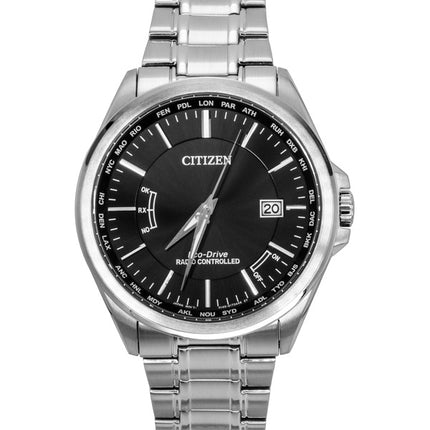 Citizen Eco-Drive Radio Controlled Stainless Steel Black Dial CB0250-84E 100M Men's Watch
