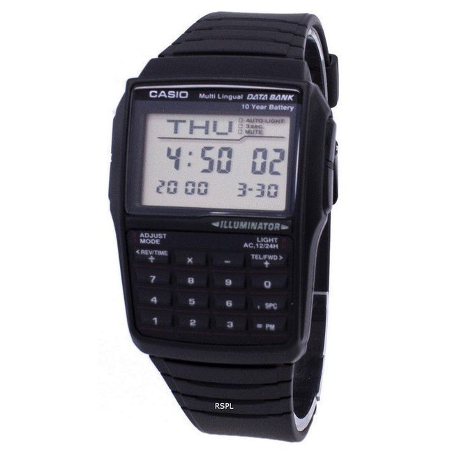Casio Digital Data Bank 5 Alarm Multi-Lingual DBC-32-1ADF DBC-32-1A Mens Watch