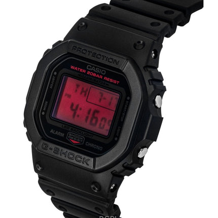 Casio Origin Digital Resin Strap Quartz DW-5600BBR-1 200M Men's Watch