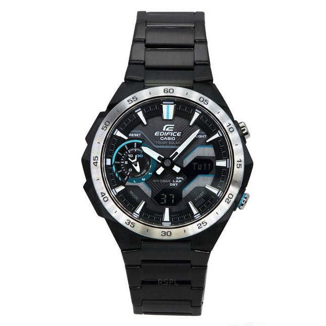 Casio Edifice Windflow Analog Digital Smartphone Link Black Dial Solar ECB-2200DD-1A 100M Men's Watch