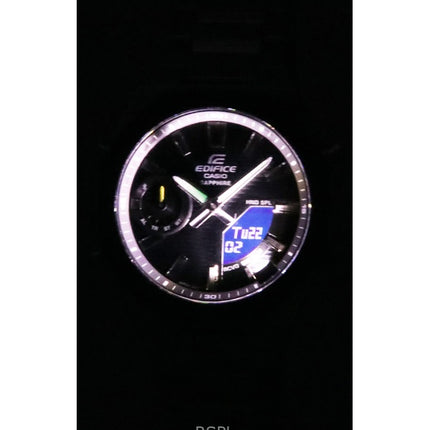 Casio Edifice Analog Digital Smartphone Link Stainless Steel Black Dial Quartz ECB-S10DB-1A 100M Men's Watch
