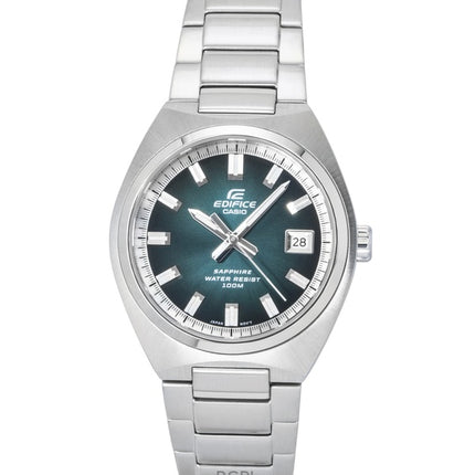 Casio Edifice Analog Stainless Steel Green Dial Quartz EFB-109D-3AV 100M Men's Watch