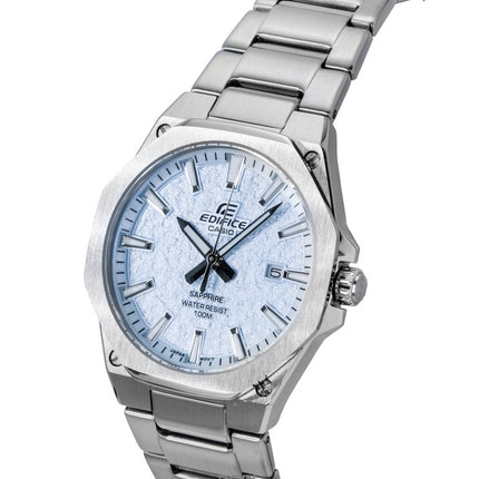 Casio Edifice Analog Stainless Steel Light Blue Dial Quartz EFR-S108DE-2AV 100M Men's Watch