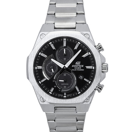 Casio Edifice Slim Line Chronograph Analog Solar EFS-S570D-1A EFSS570D-1 100M Mens Watch