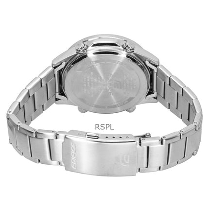 Casio Edifice Analog Digital Stainless Steel Black Dial Quartz EFV-C120D-1A4 100M Men's Watch