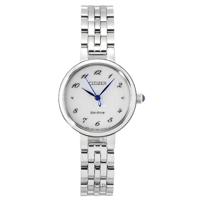 Citizen L Stainless Steel White Dial Eco-Drive EM0990-81A Women's Watch