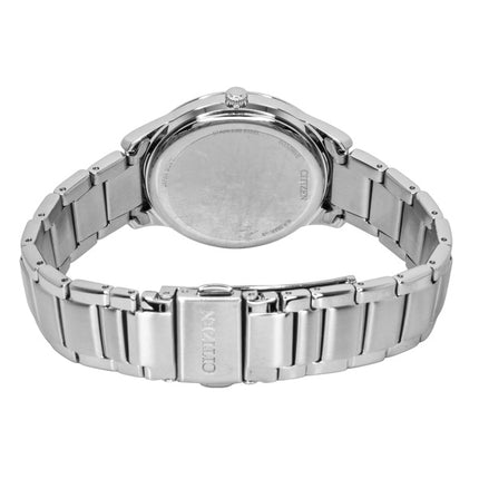 Citizen Eco-Drive  Analog Stainless Steel Pink Dial Solar EM1220-58X Women's Watch