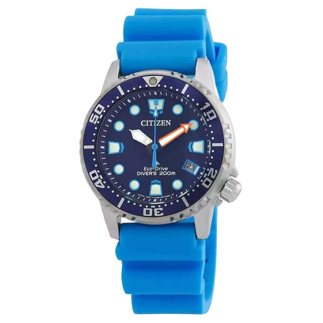 Citizen Promaster Dive Polyurethane Strap Blue Dial Eco-Drive EO2028-06L 200M Men's Watch